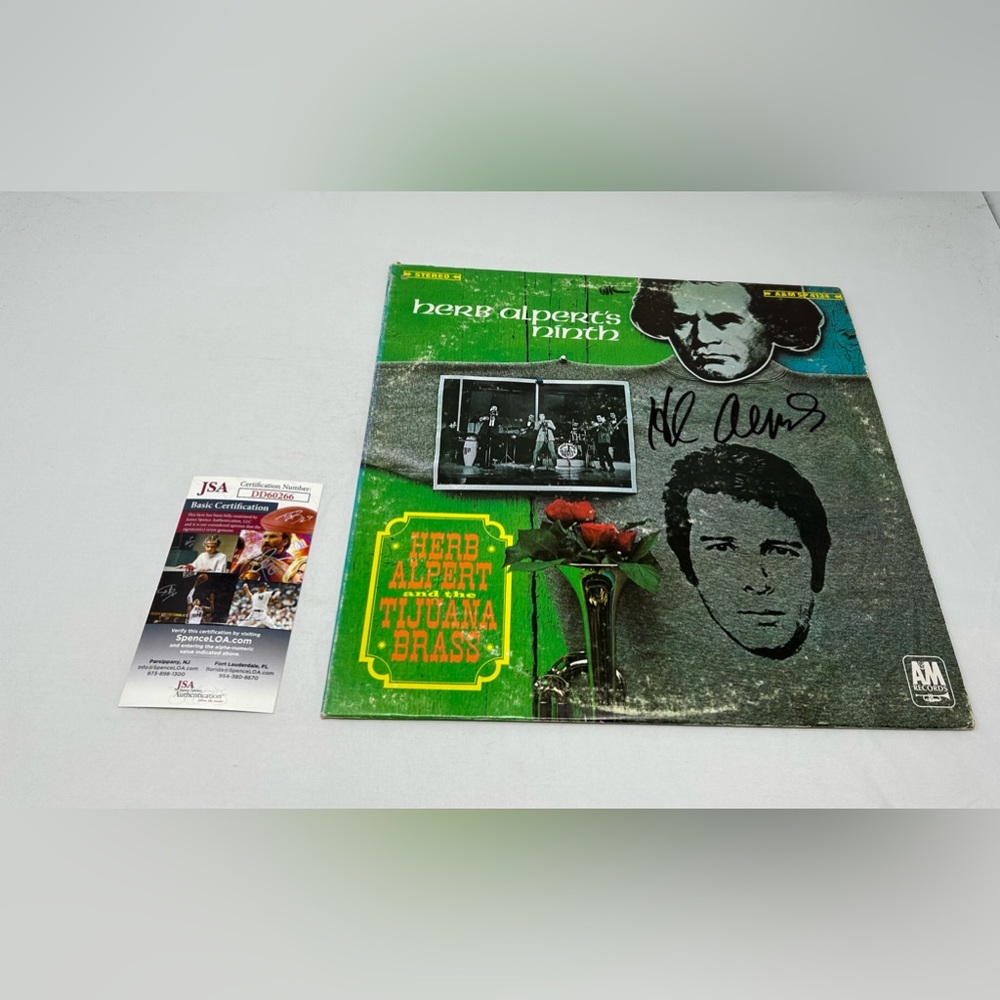 Herb Alpert signed Ninth‎ Album JSA COA